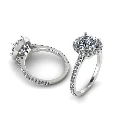 Soliter ring Model 1834 3D print model_0