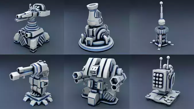 Combat guns Set Part 2