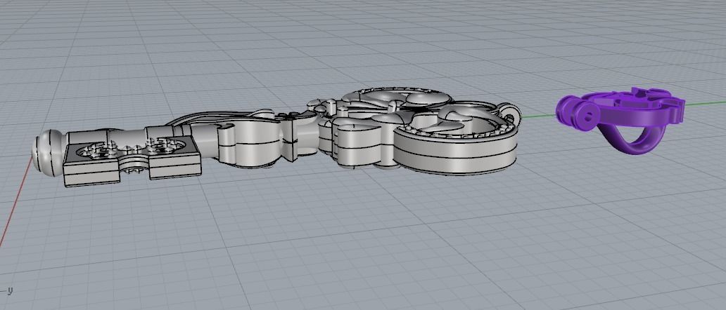 Key pendant Model 1832 3D print model_4