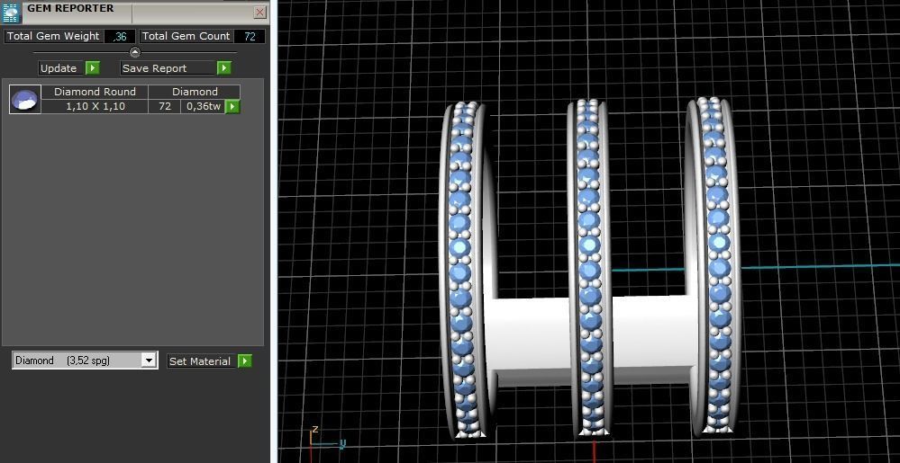 Long ring Model 1831 3D print model_7