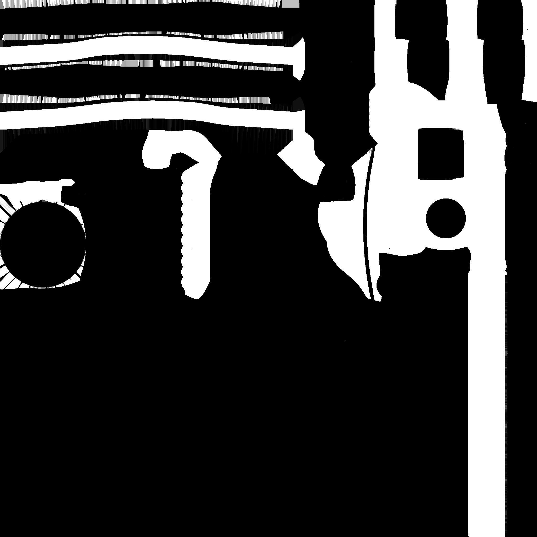 SciFi Backpack I04 White Gold - Fashion Character Design Low-poly 3D model_20