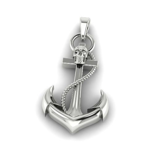 Yakr skull pendant Model 1846 3D print model_1