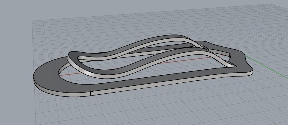 Money clip Model 1840 3D print model_2