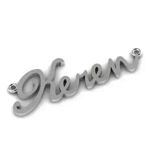 Pendant with the inscription KEREN Model 1857