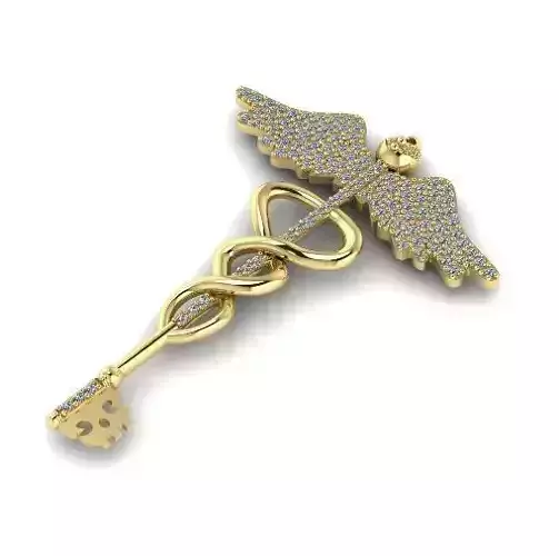 Archangel raphael Pendant Model 1854