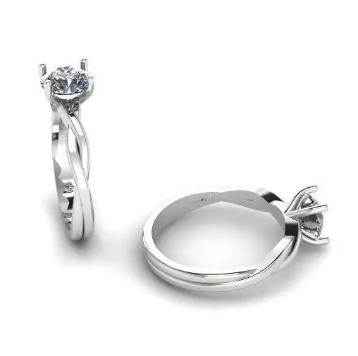 Soliter ring Model 1852 3D print model_0