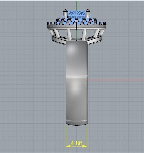 Ring Model 1868 3D print model_7
