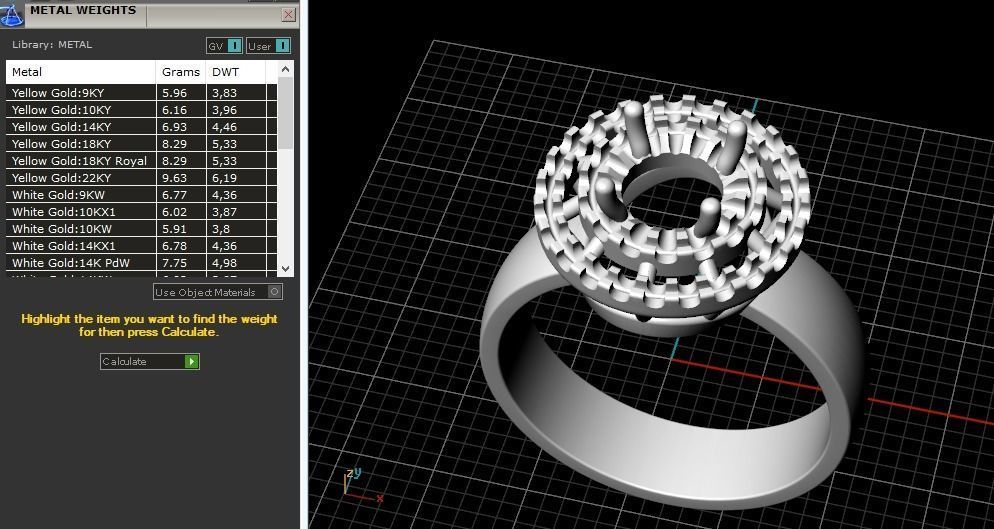 Ring Model 1868 3D print model_8