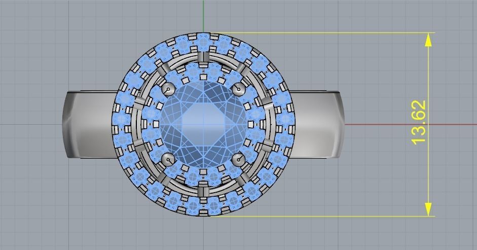 Ring Model 1868 3D print model_6