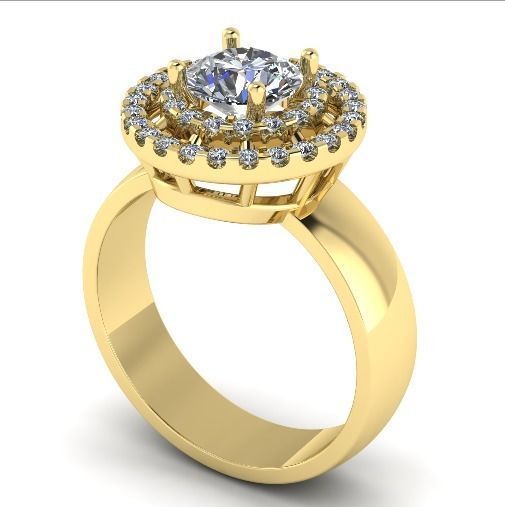 Ring Model 1868 3D print model_1