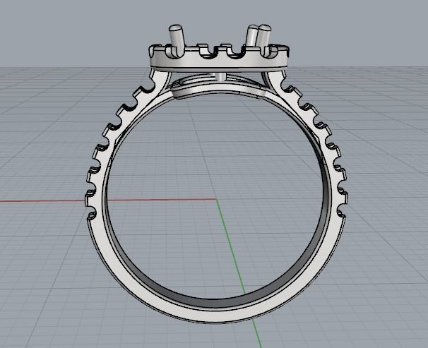 Ring Model 1867 3D print model_3