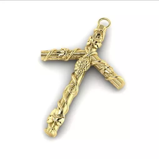 St Ninos cross Model 1861 3D print model_0