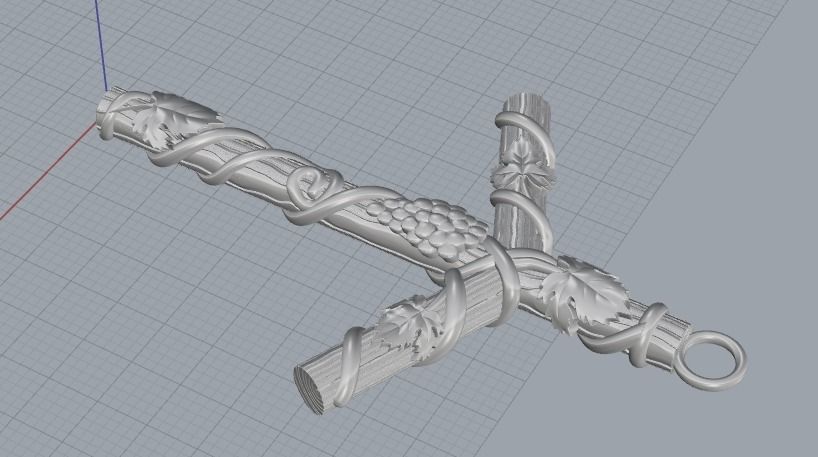 St Ninos cross Model 1861 3D print model_5