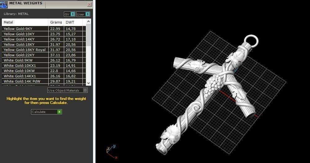 St Ninos cross Model 1861 3D print model_7