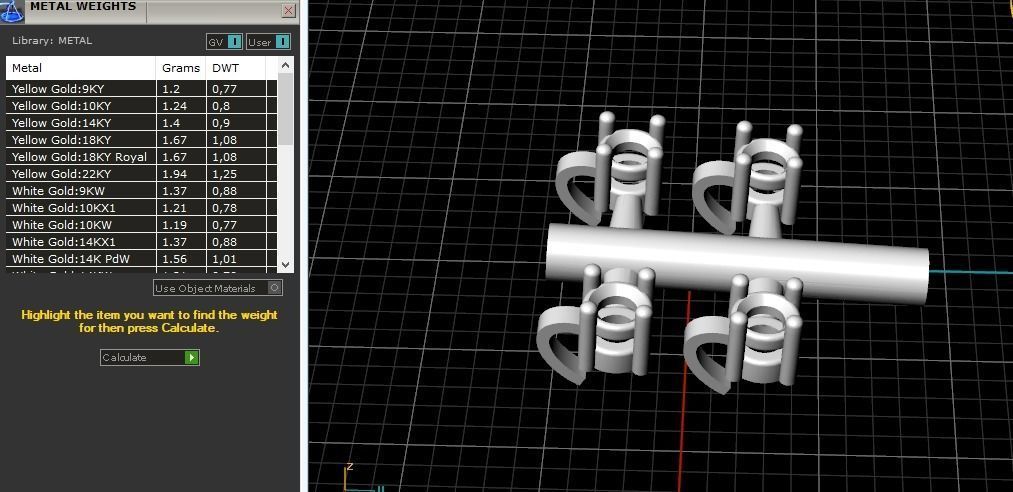 Bracelet Tenis Model 1874 3D print model_6