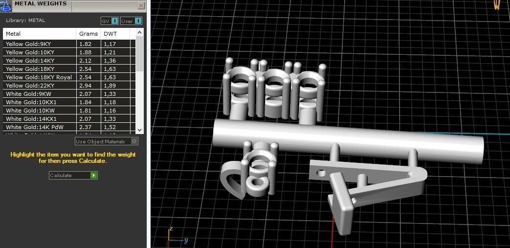 Bracelet Tenis Model 1874 3D print model_7