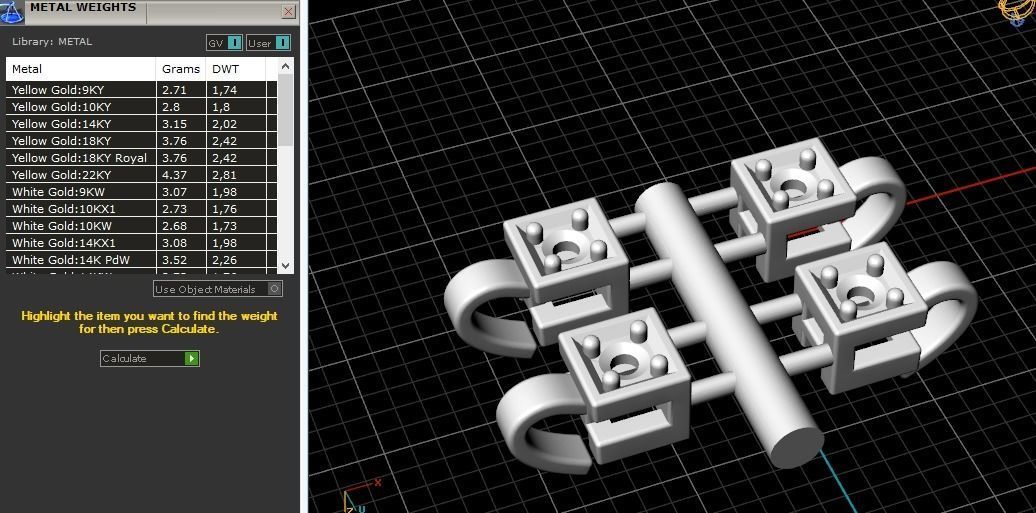 Bracelet Tenis Model 1873 3D print model_7