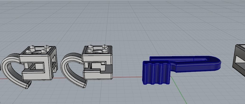 Bracelet Tenis Model 1873 3D print model_3