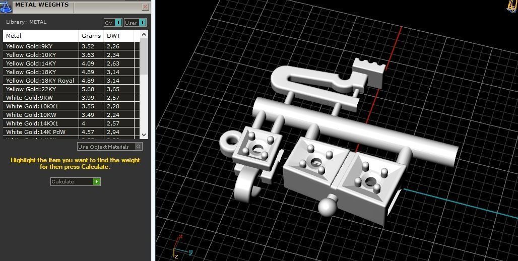 Bracelet Tenis Model 1873 3D print model_8