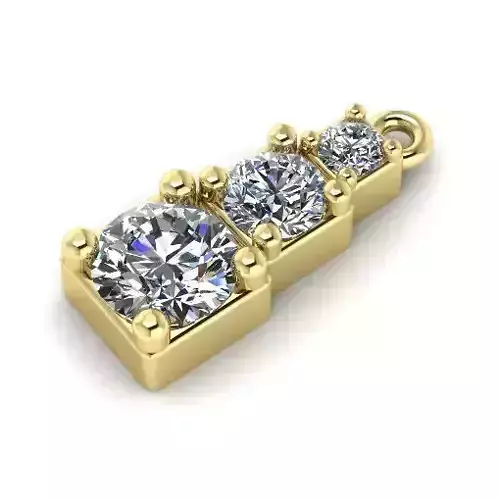 Earring pendant Model 1872