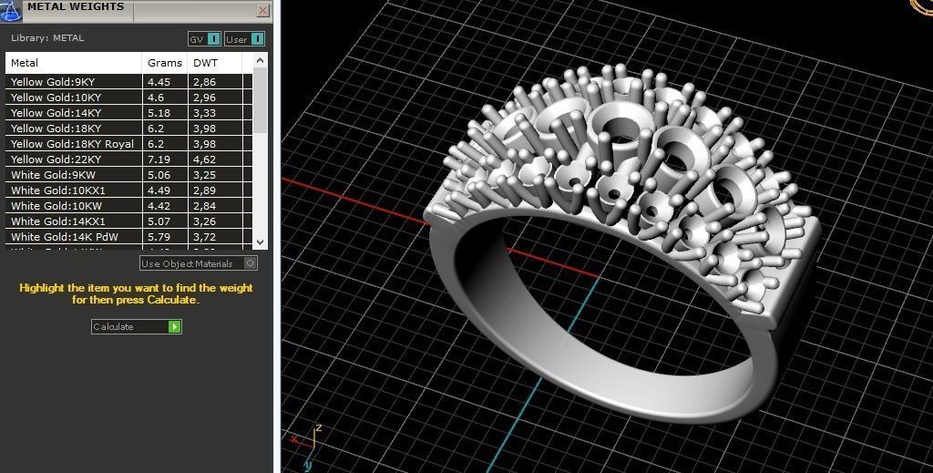 Ring 16mm Model 1871 3D print model_5