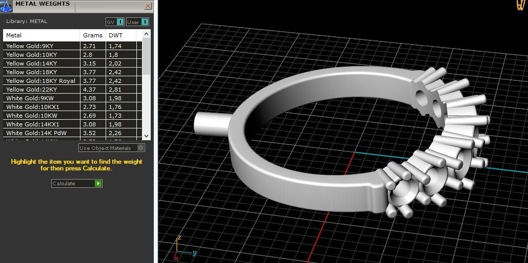 Ring 16mm Model 1869 3D print model_7