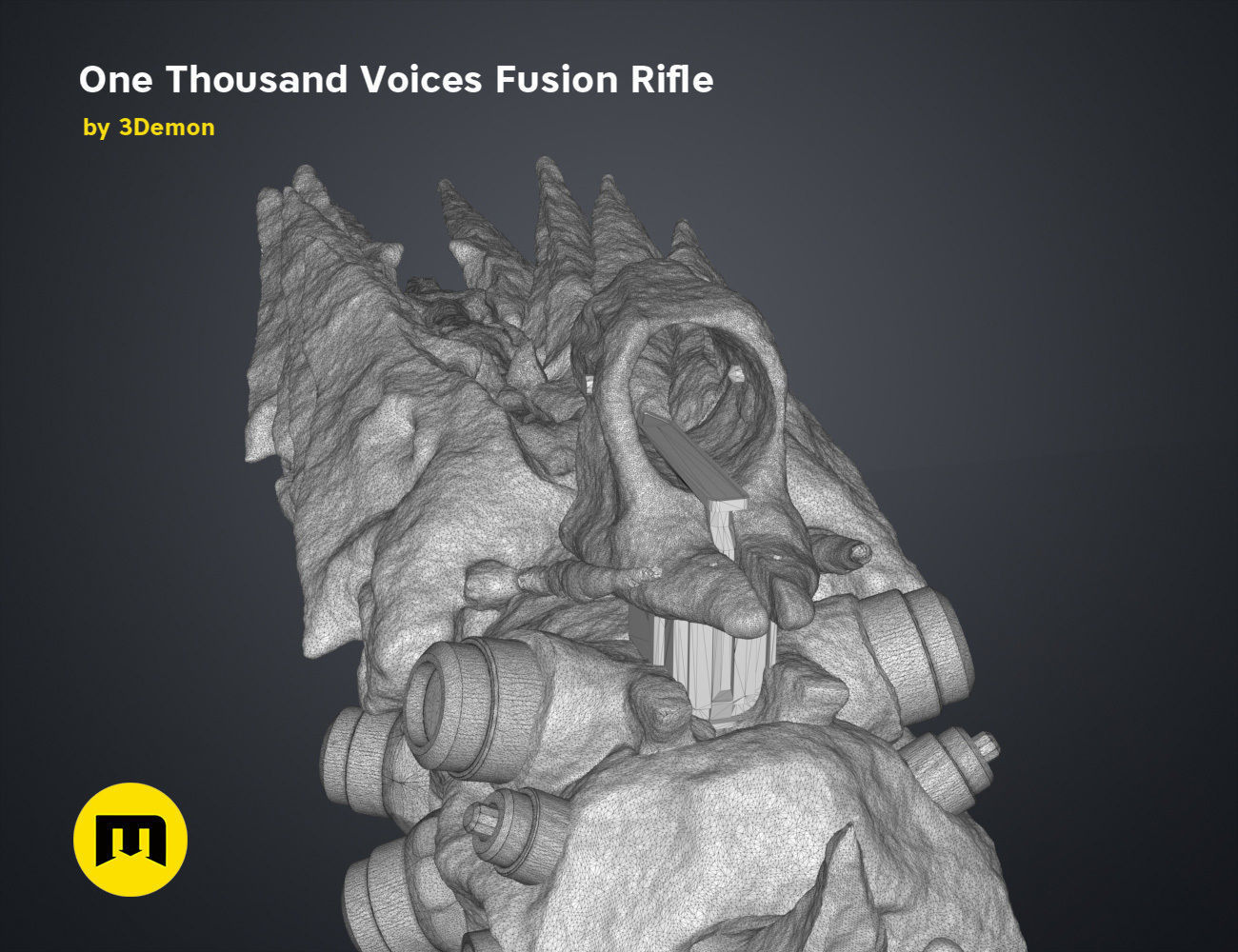 One Thousand Voices Fusion Rifle 3D print model_15