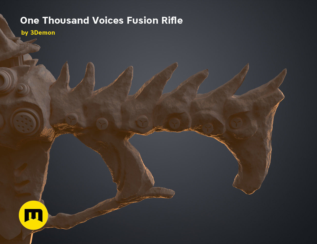 One Thousand Voices Fusion Rifle 3D print model_16