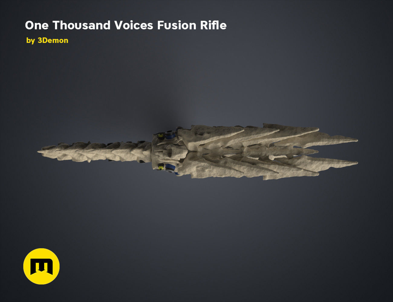 One Thousand Voices Fusion Rifle 3D print model_20