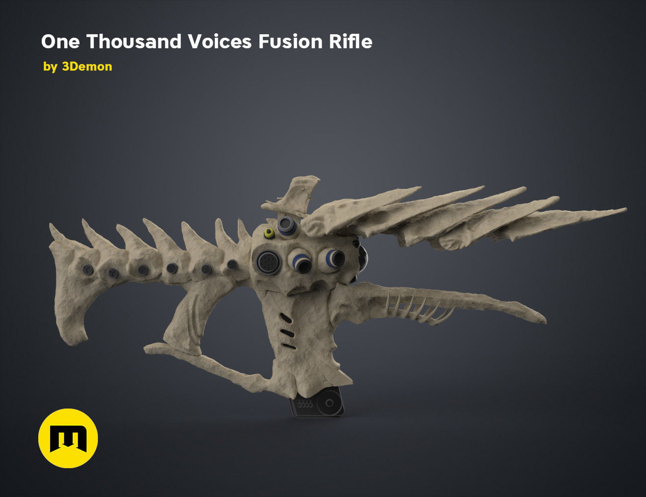 One Thousand Voices Fusion Rifle 3D print model_18