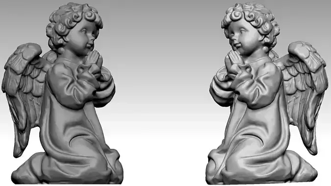 Angel Baby 3d print model