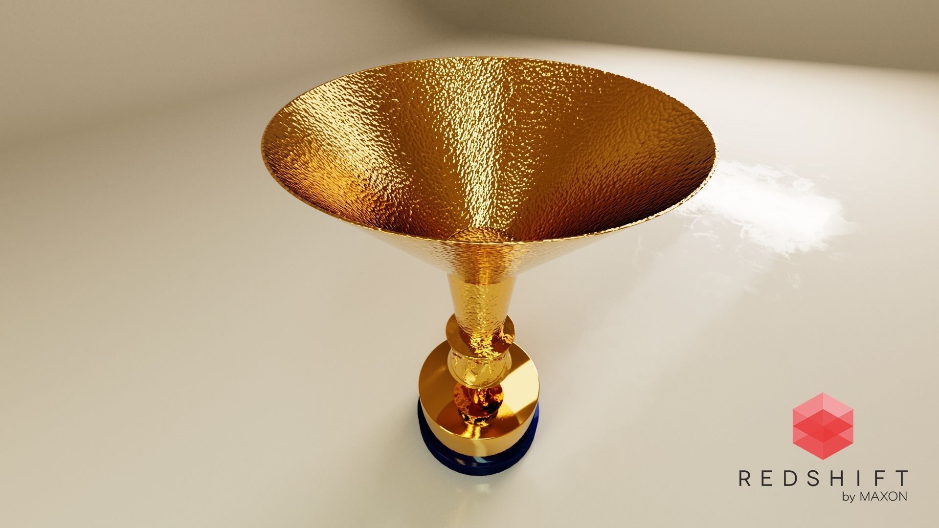 Serie A trophy 3D model_5