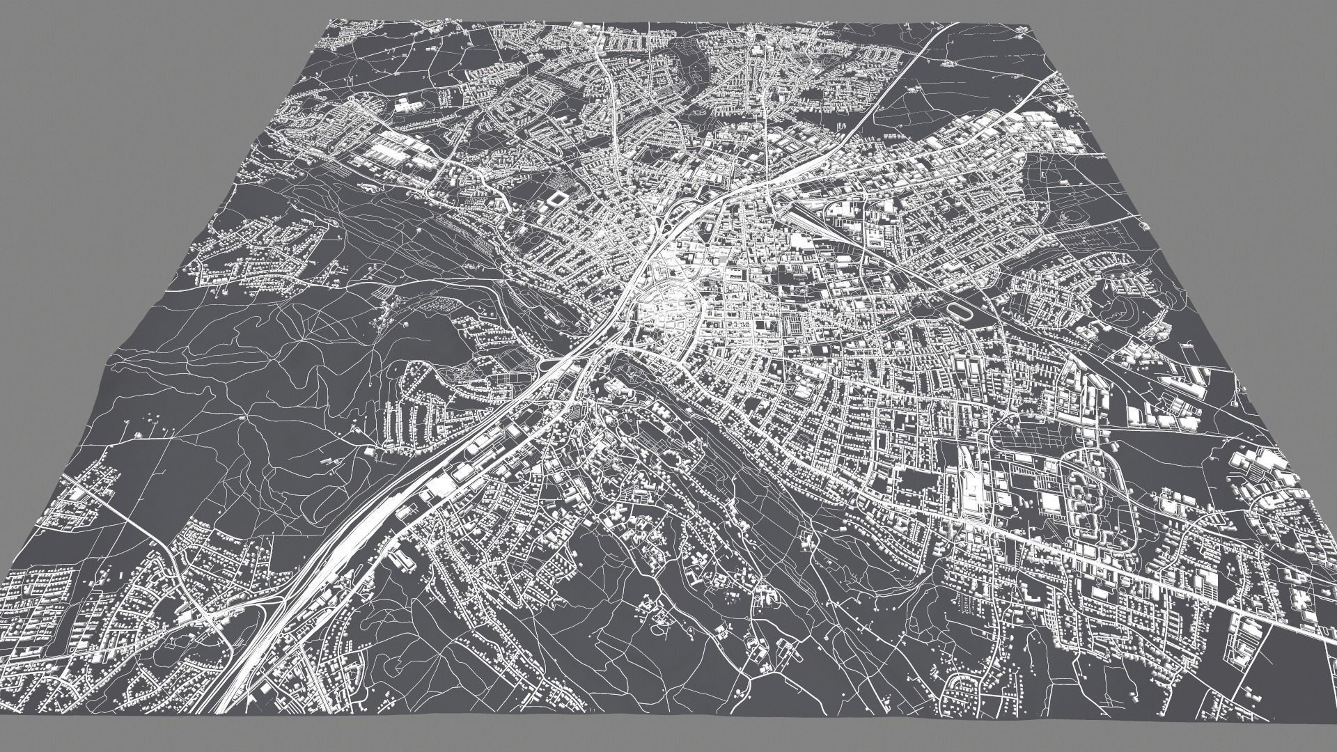 Cityscape Bielefeld Germany 3D model_8