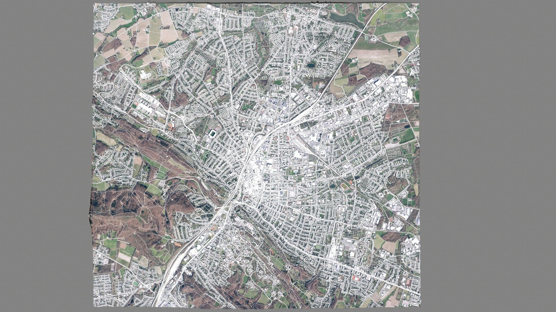 Cityscape Bielefeld Germany 3D model_3