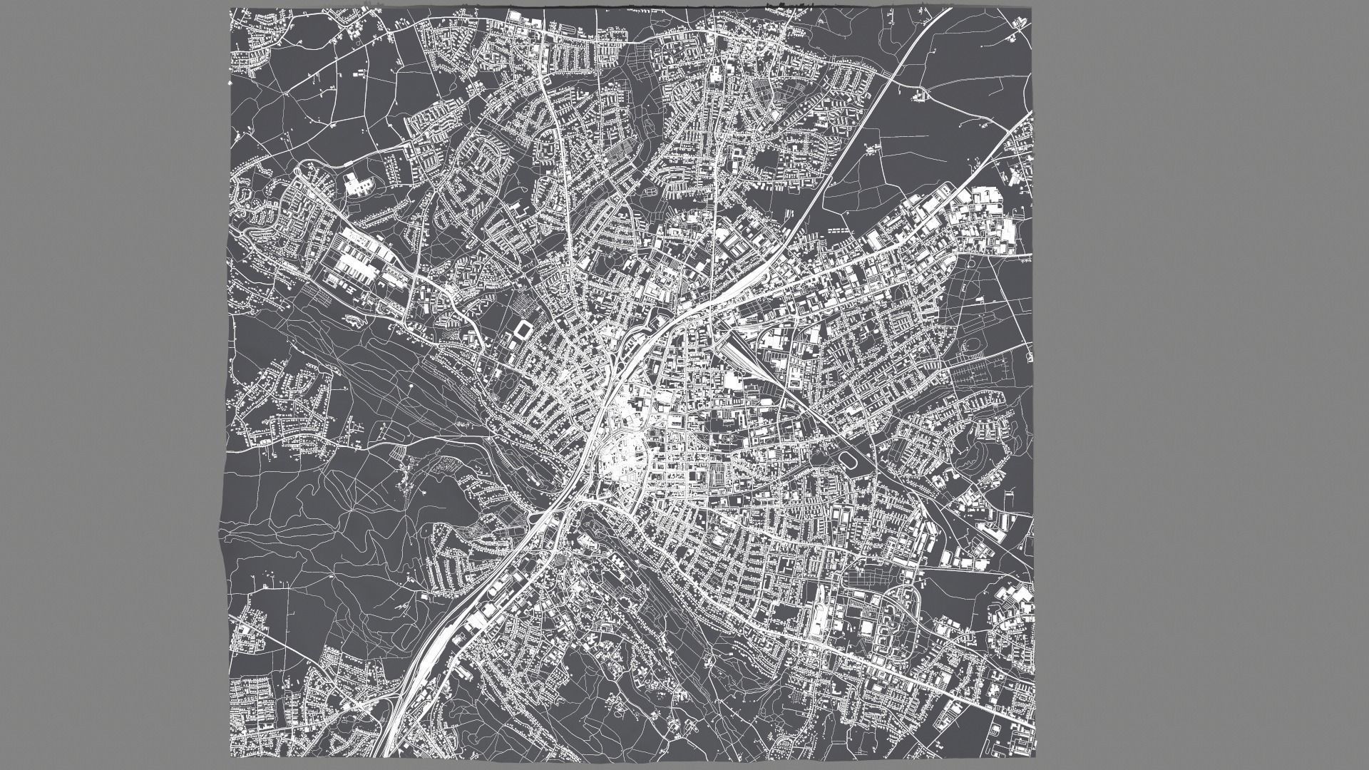 Cityscape Bielefeld Germany 3D model_4