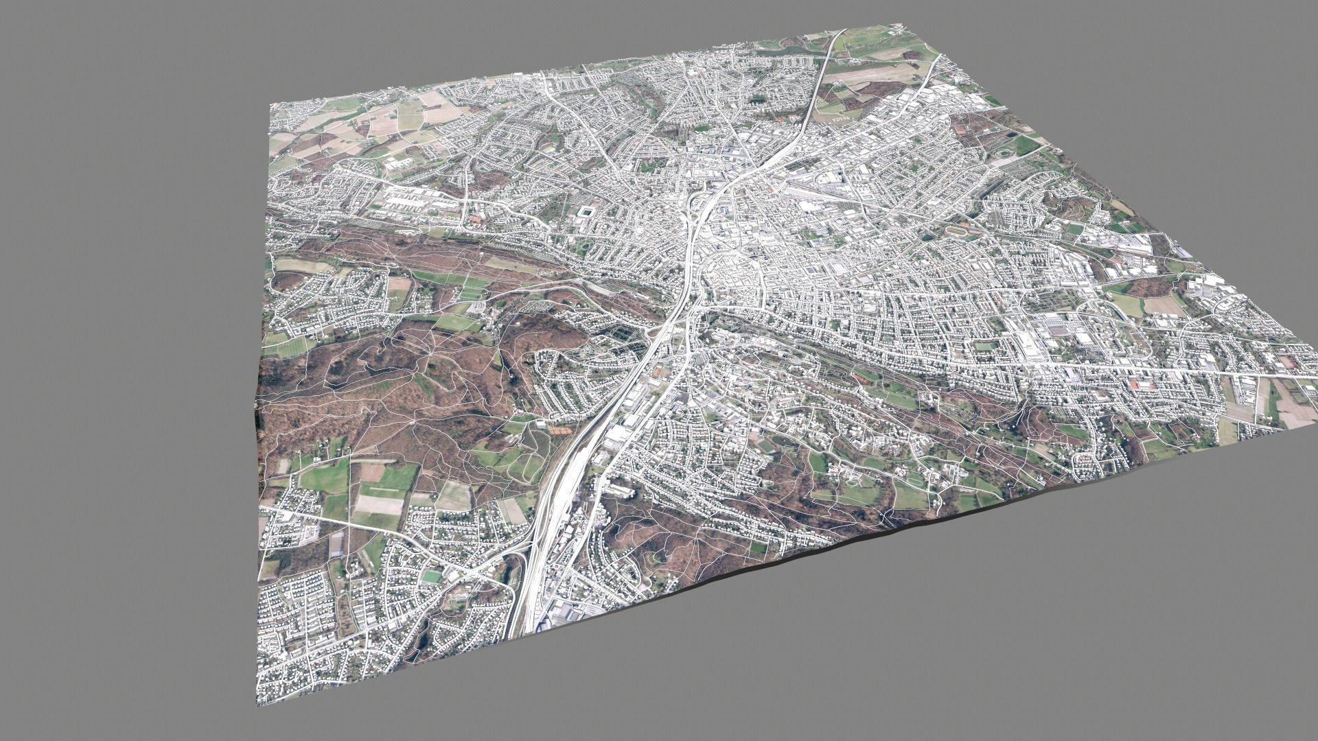 Cityscape Bielefeld Germany 3D model_2