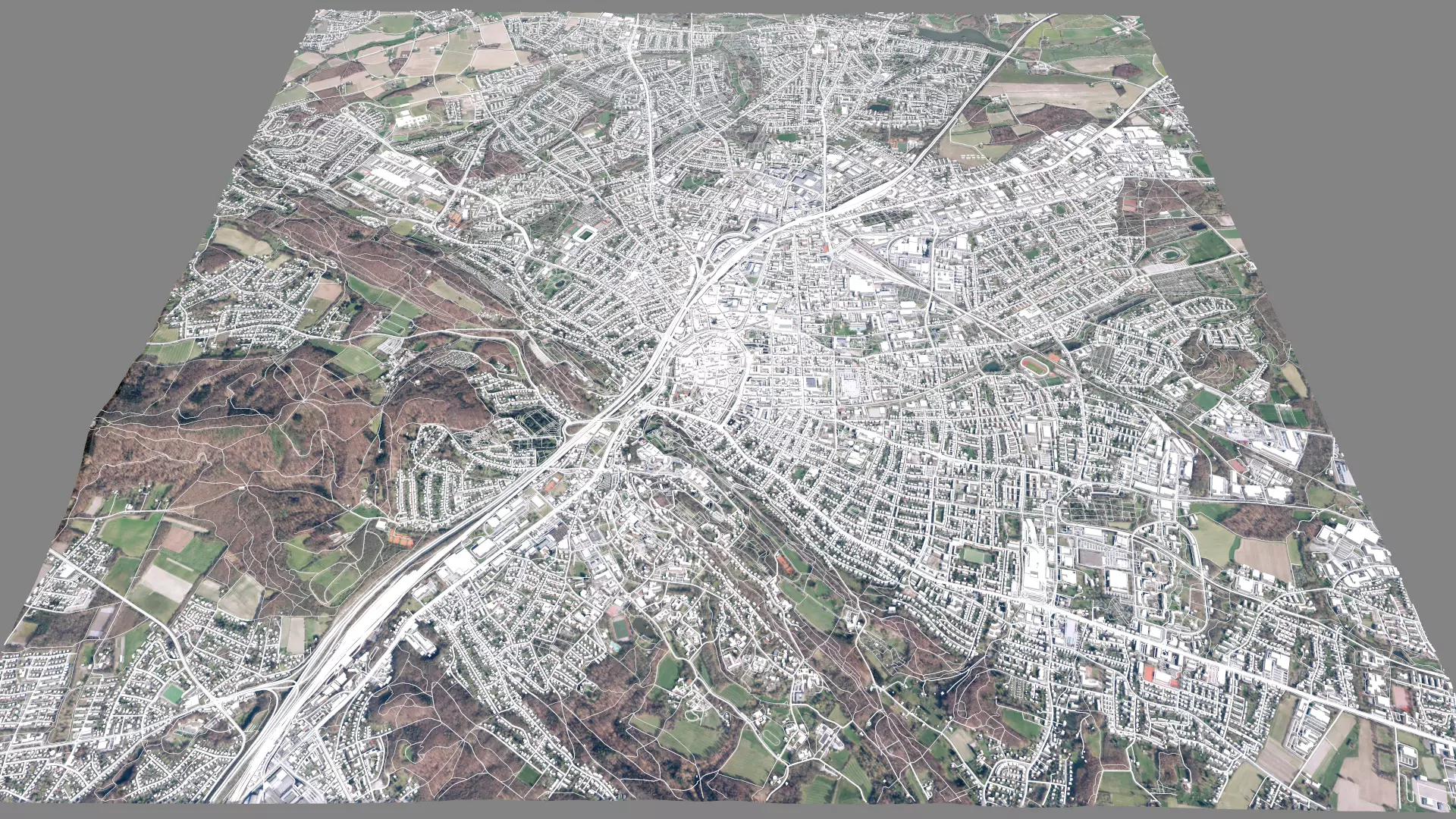 Cityscape Bielefeld Germany 3D model_0