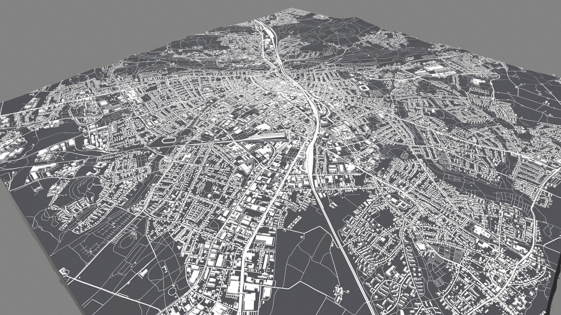 Cityscape Bielefeld Germany 3D model_10