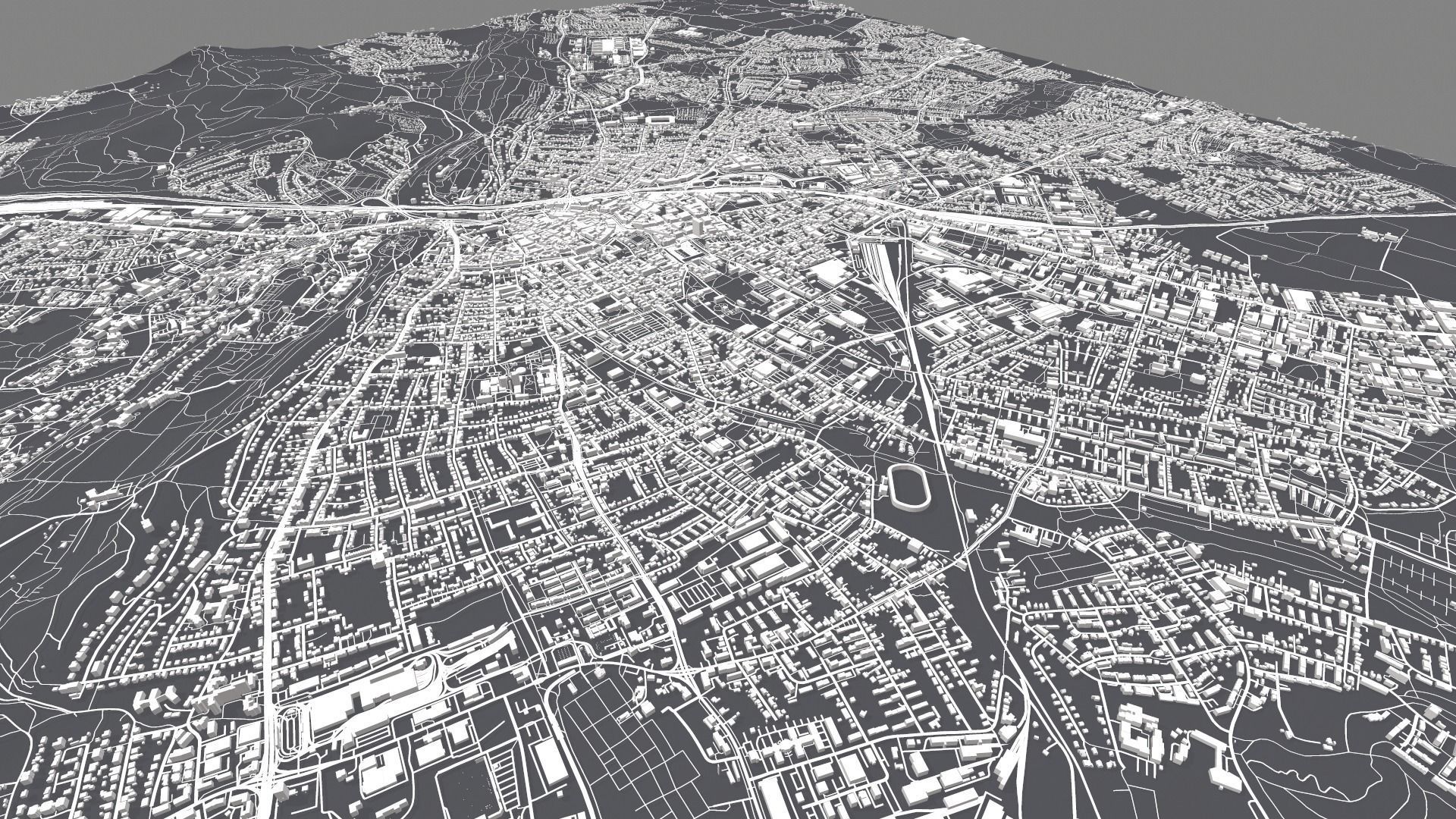 Cityscape Bielefeld Germany 3D model_13