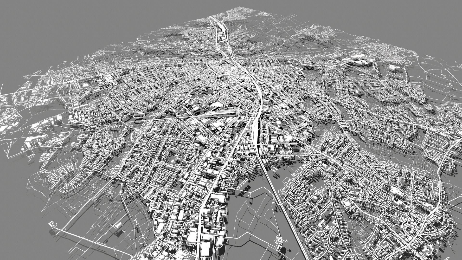 Cityscape Bielefeld Germany 3D model_11