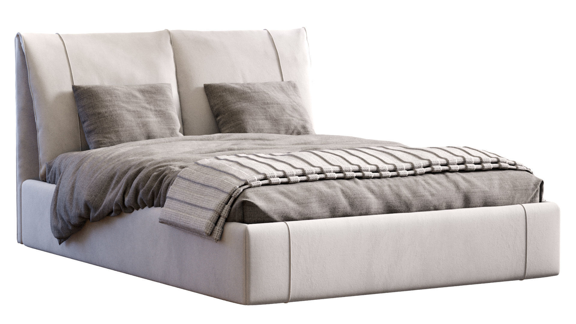 Bed Vailor 3D model_5