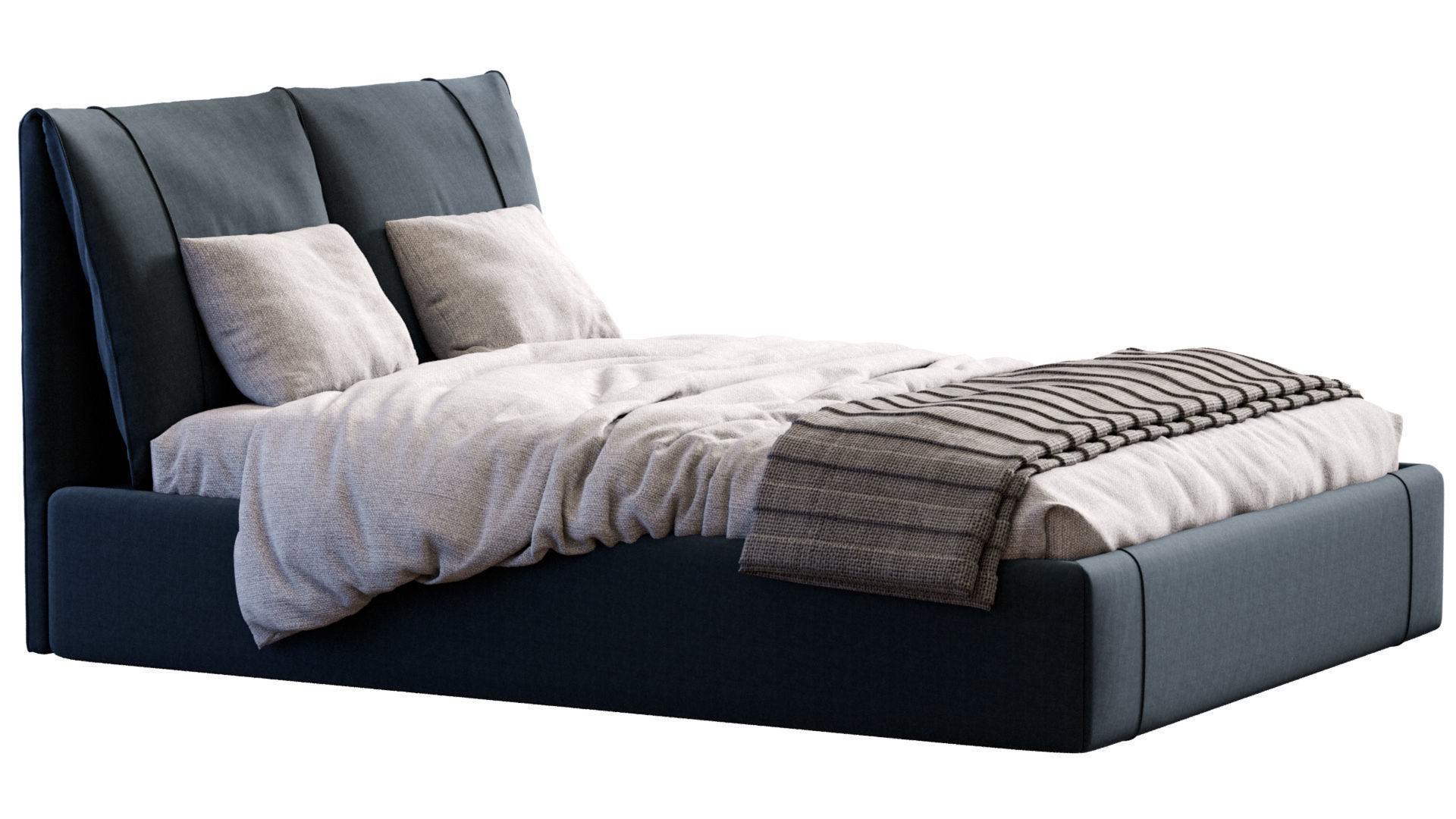 Bed Vailor 3D model_15