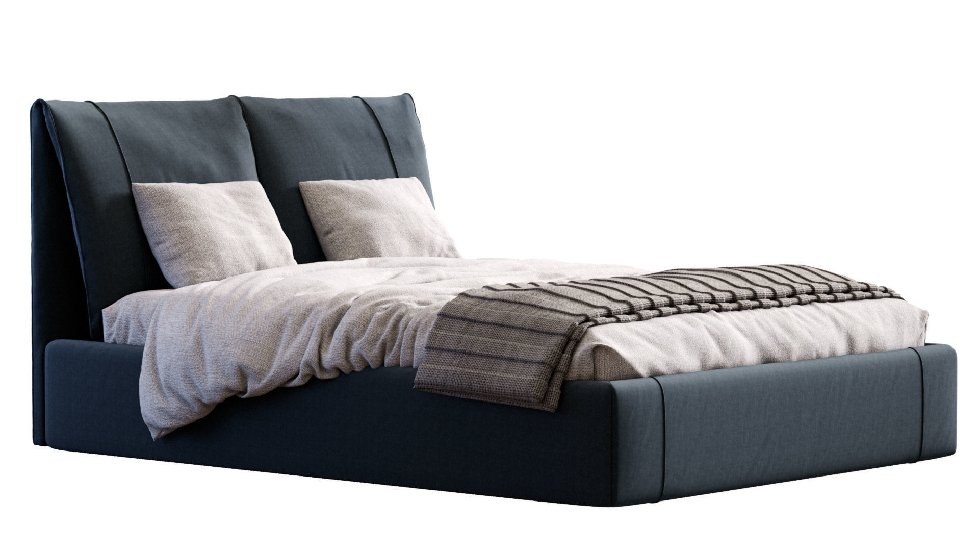 Bed Vailor 3D model_6
