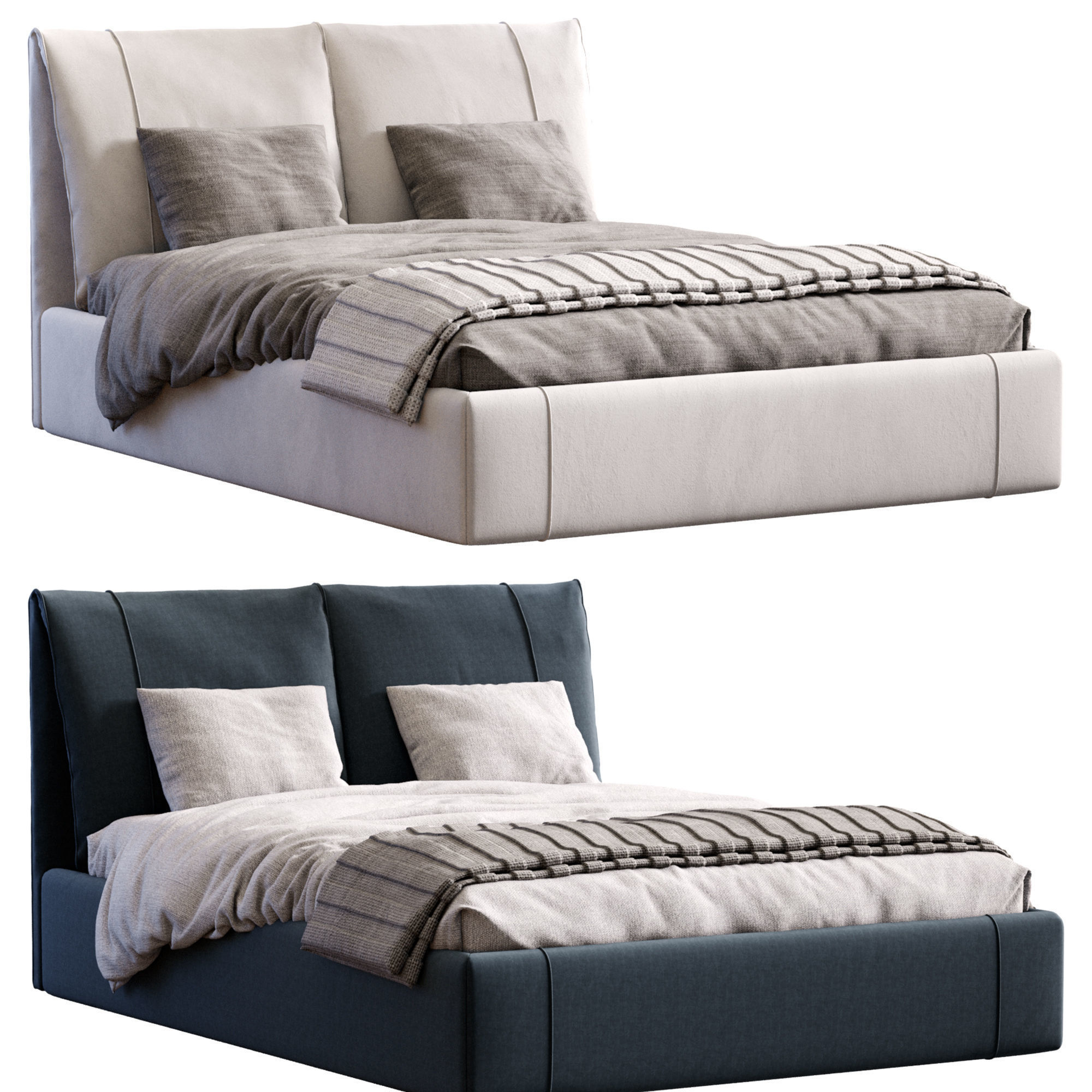 Bed Vailor 3D model_11