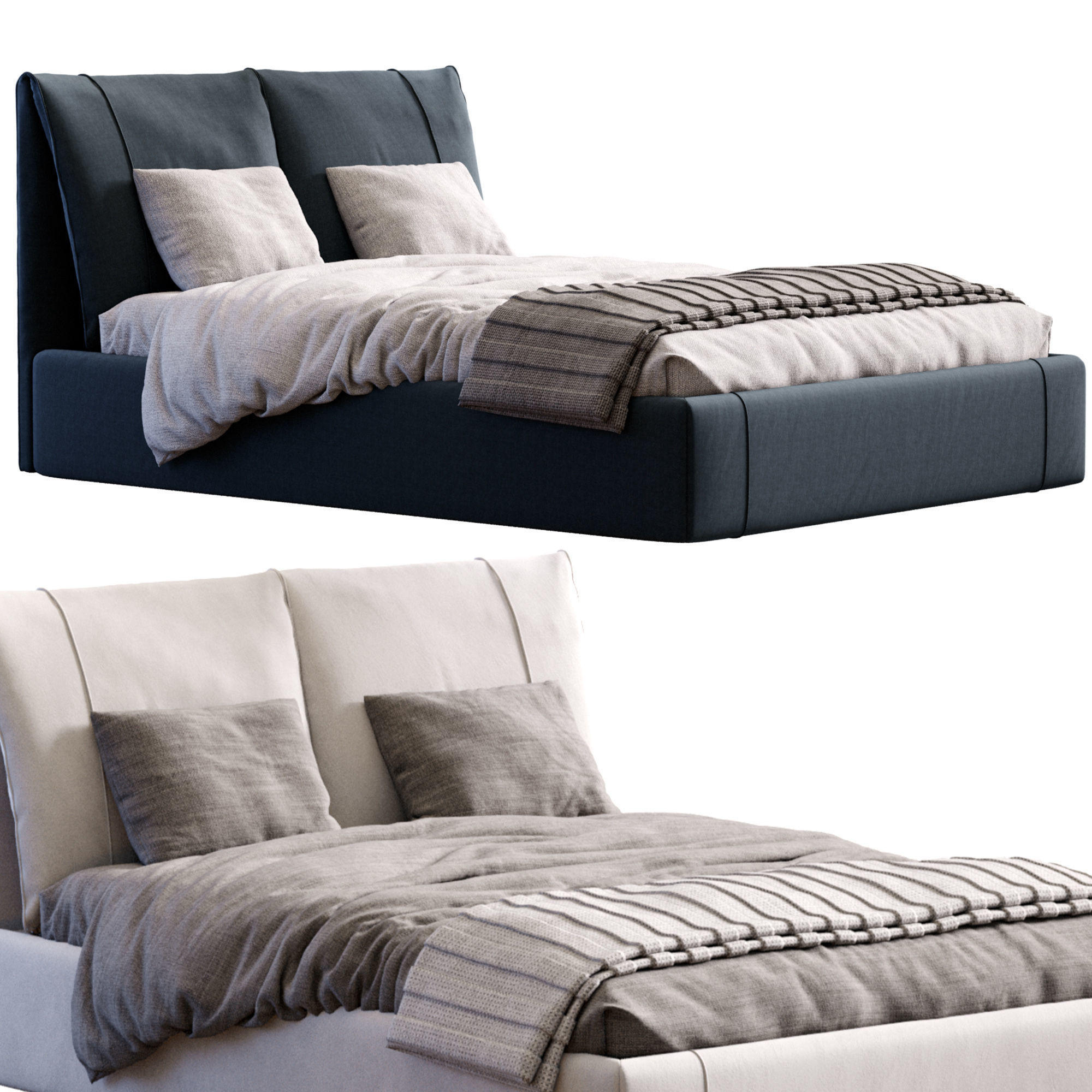 Bed Vailor 3D model_8