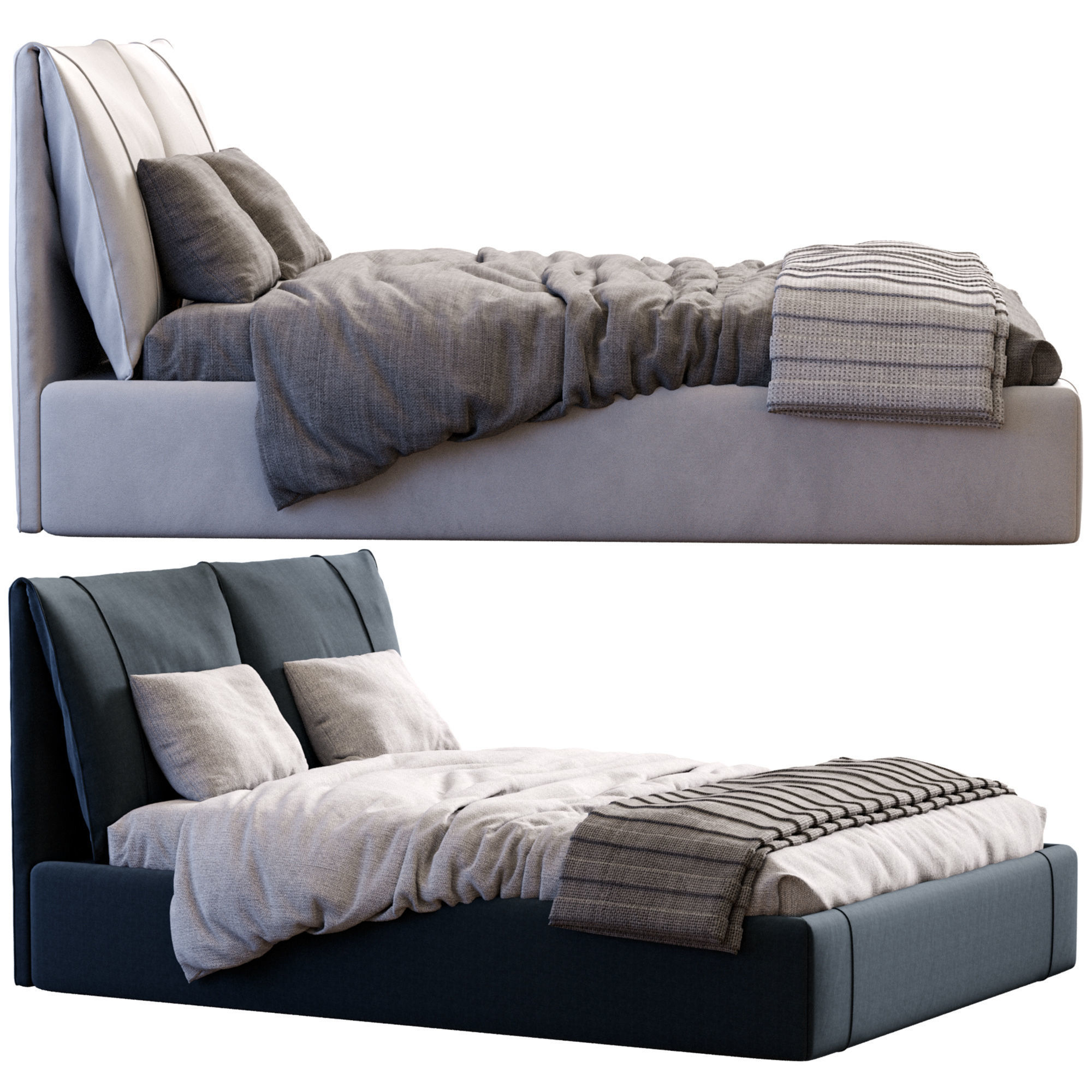 Bed Vailor 3D model_10