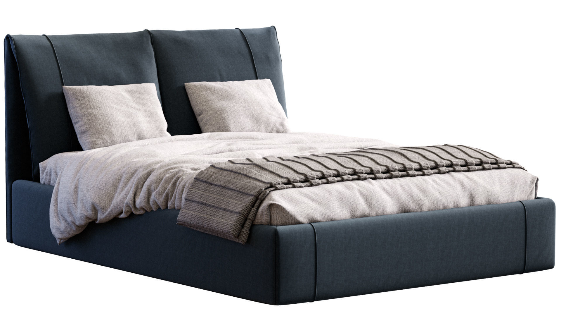 Bed Vailor 3D model_14