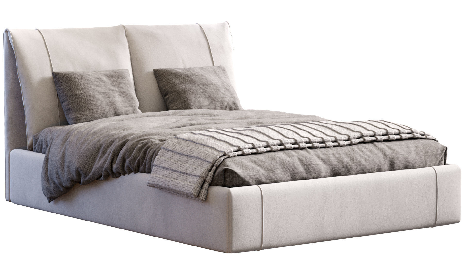 Bed Vailor 3D model_3