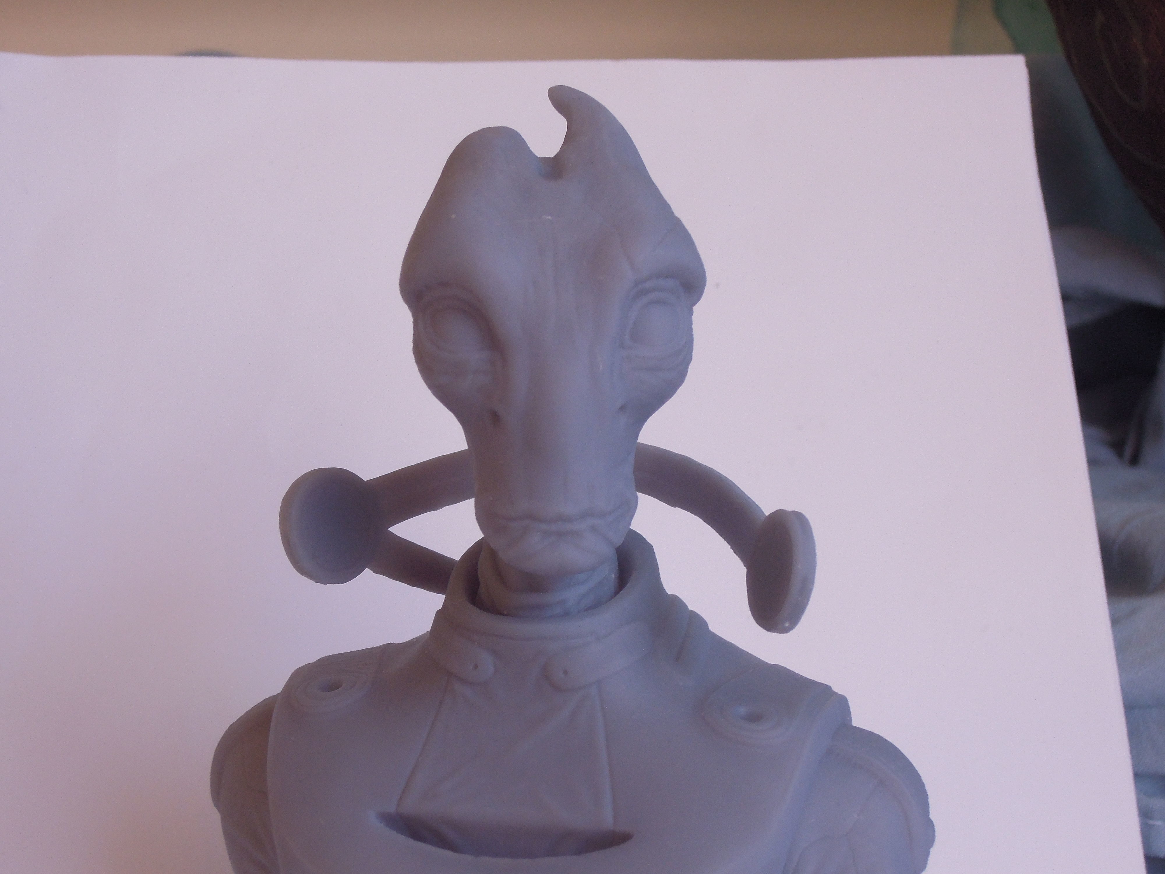 Mordin Solus  Mass Effect Bust 3d printing 3D print model_15