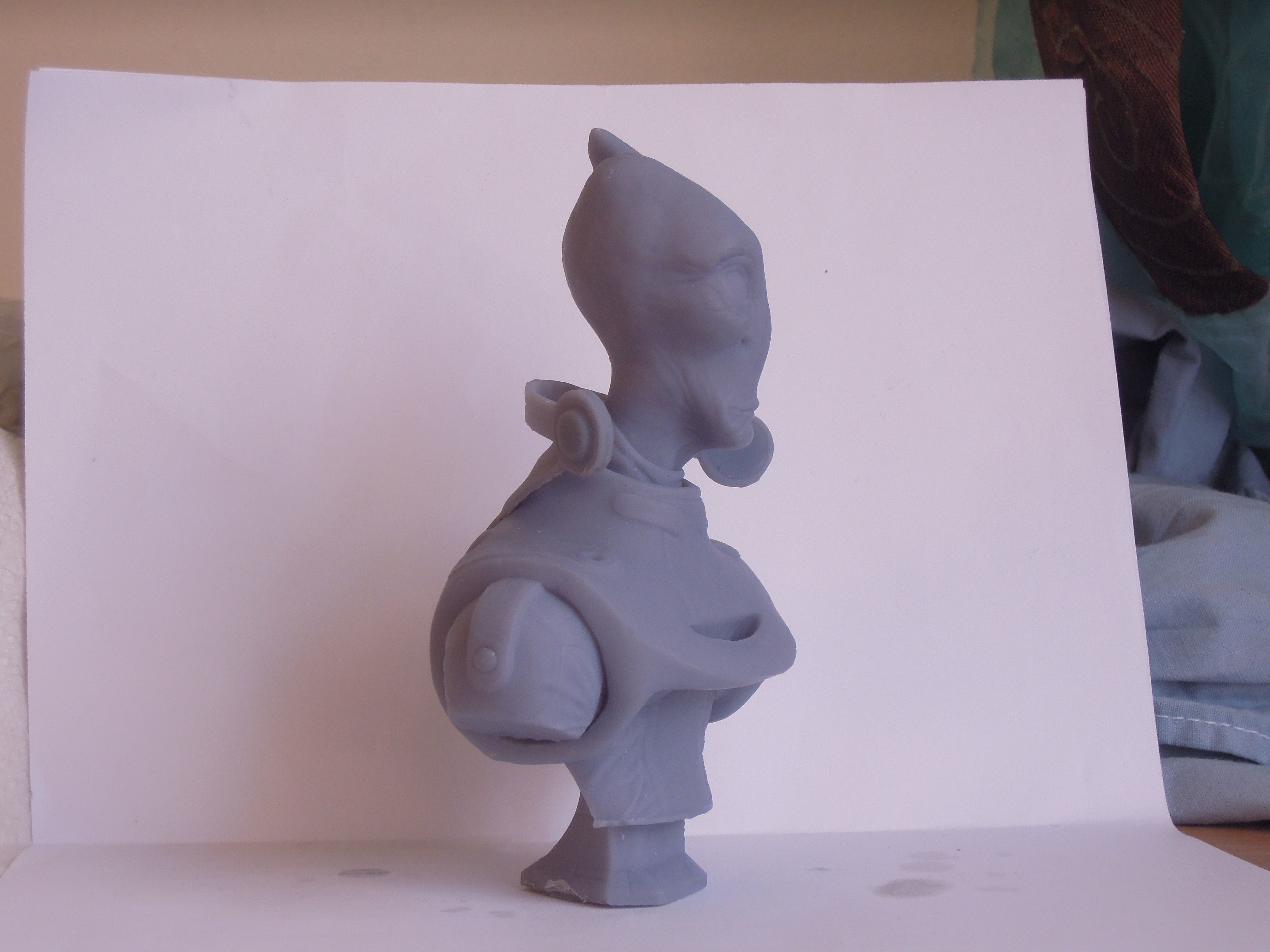 Mordin Solus  Mass Effect Bust 3d printing 3D print model_13